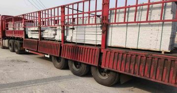 巴中 白麻荔枝面外墙干挂，工厂装车日常