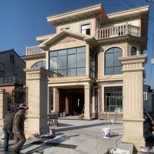 巴中 黄金麻花岗岩荔枝面别墅外墙干挂私家专属