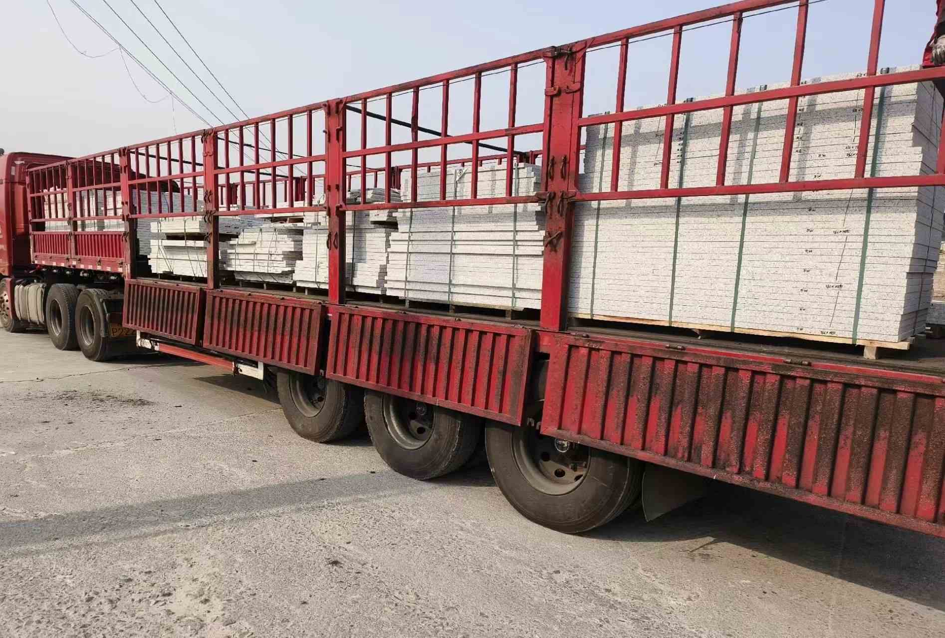 巴中 白麻荔枝面外墙干挂，工厂装车日常