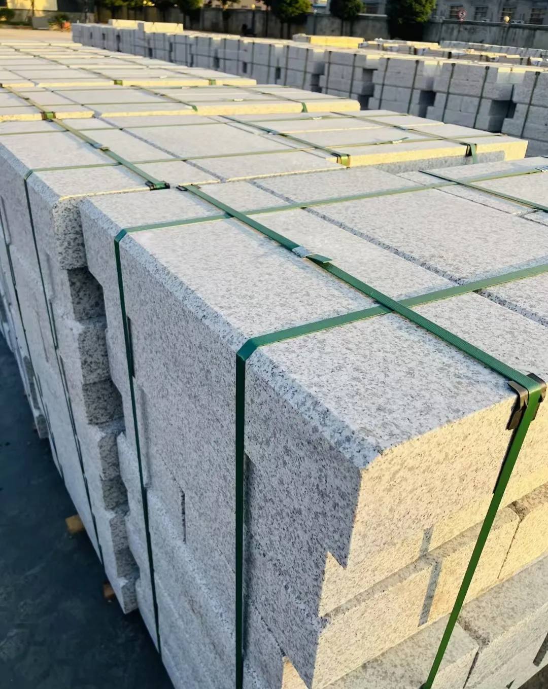 巴中 白麻花岗岩路沿石，马路牙子，路缘石，平石，立缘石等