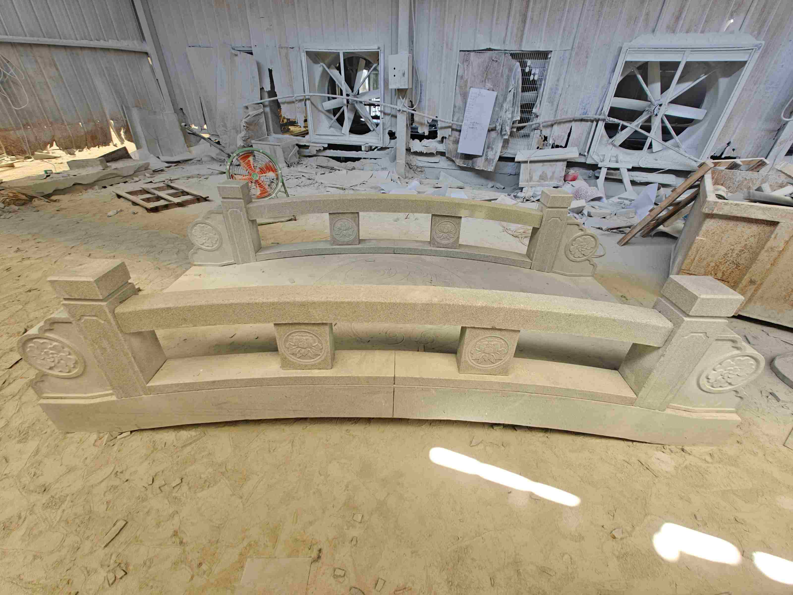 巴中 芝麻灰花岗岩异形加工-拱桥，石桥